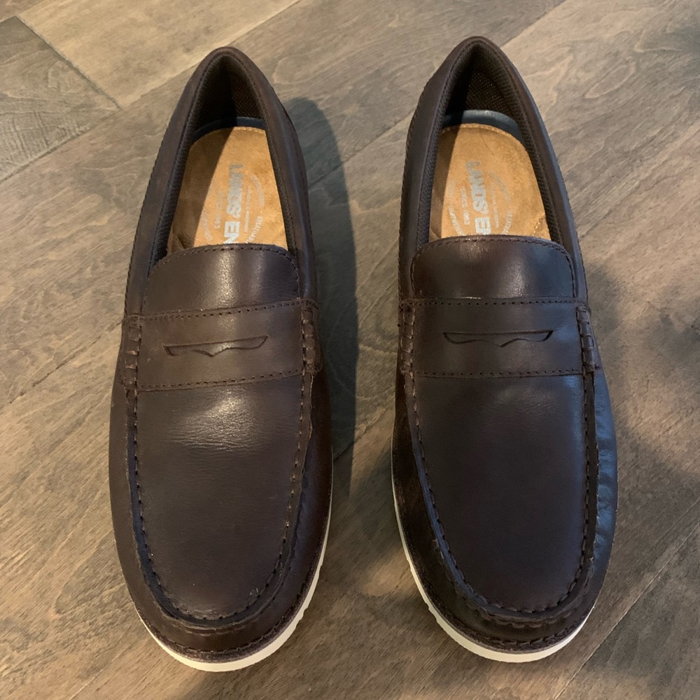 Never worn Lands’ End loafers Men’s size 11